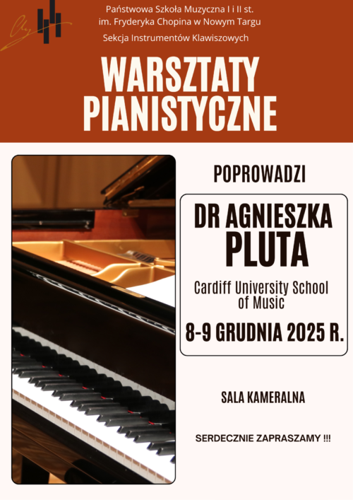 Piano Masterclasses at Fryderyk Chopin State Primary and Secondary Music School in Nowy Targ, Poland